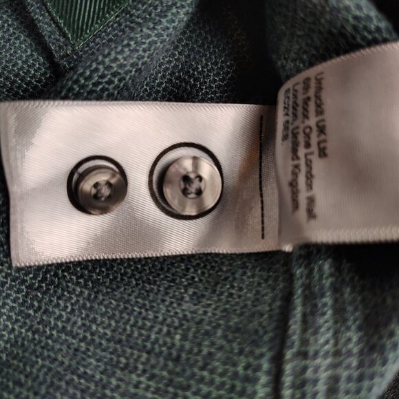 UNTUCKit Forest Green Wrinkle Free Button Down Shirt Mens XXL - Picture 5 of 9